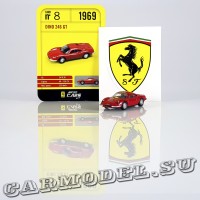 №8 Ferrari-DINO 246 GT (красный) ж/п