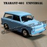 Trabant-601 «Universal» (голубой) Польская серия