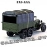 ГАЗ-ААА (военный, зелёный глянец, с чёрным тентом) арт. Н254