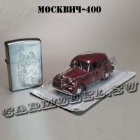 Москвич-400 (бордовый) Польская серия
